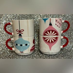 Pier 1 Christmas Cup Set